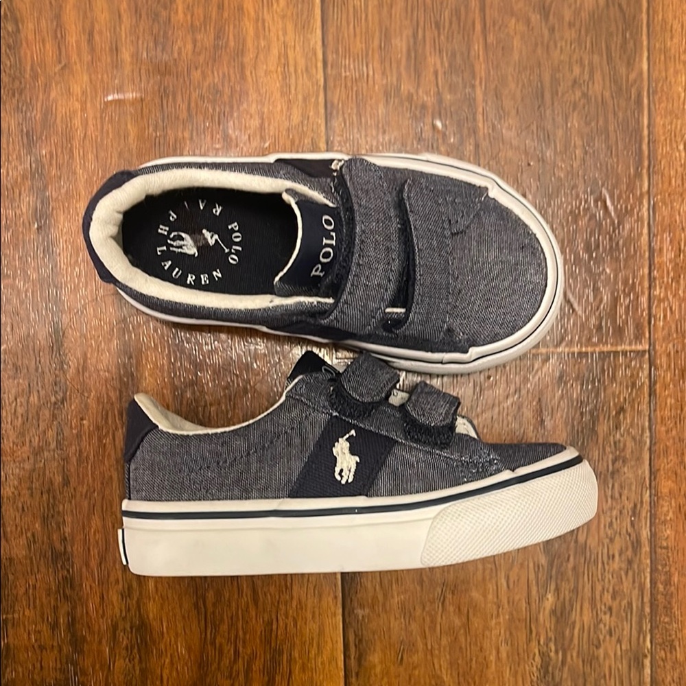Polo by Ralph Lauren Navy Sneakers - size 6